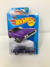 Hot Wheels 2015 HW City '69 Dodge Charger 500 19/250, Purple