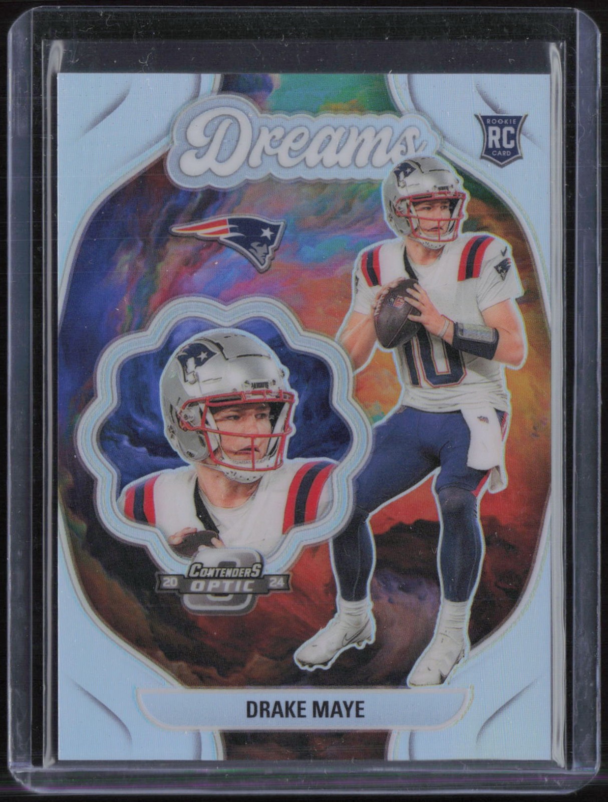 2024 Panini Contenders Optic Dreams Holo Drake Maye RC Rookie