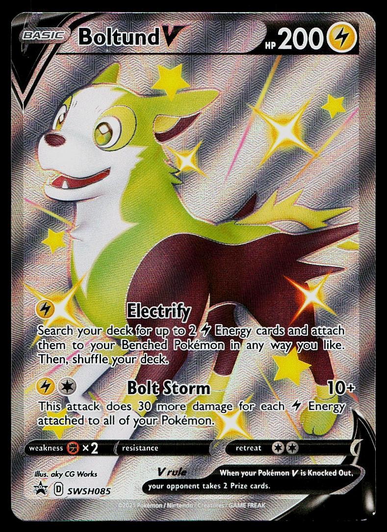 Pokemon Card Rebel Clash Boltund V 181/192 Ultra Rare