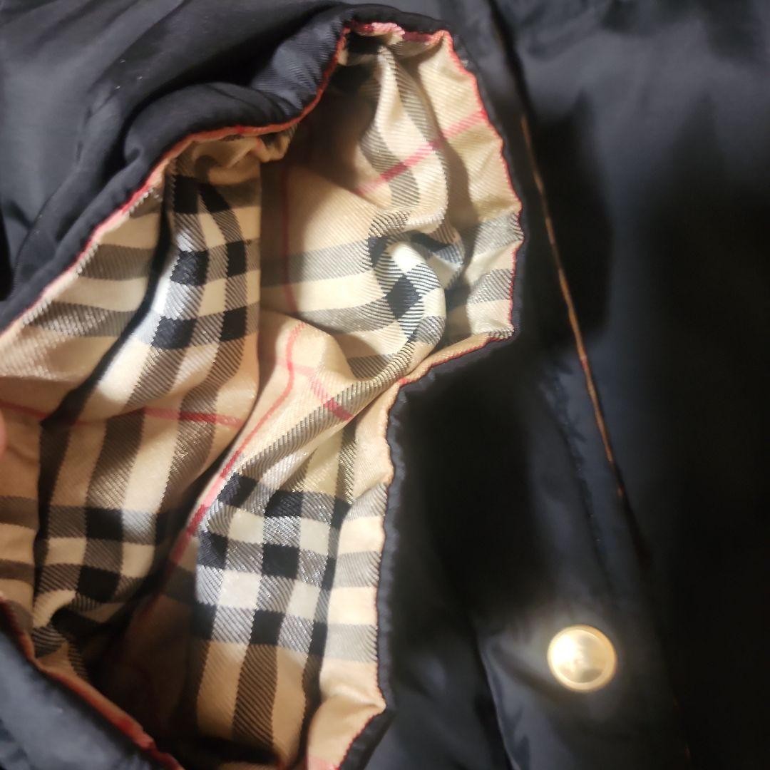 Good condition BURBERRY down jacket reversible bl… - image 7