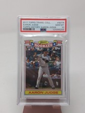 2017 Topps Transcendent History Aaron Judge 90TR 7/87 PSA 10 Gem Mint