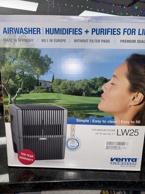 ベンタ　VENTA LW25 Venta LW25 Original Evaporative Humidifier, White, Up to 430 sq
