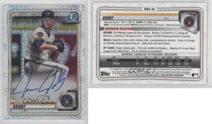 2020 Bowman Mega Box Chrome Mojo Auto Aaron Ashby #BMA-AA Auto