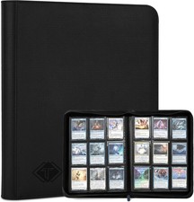 Card Binder for Trading Card 9 Pocket Zip MTG Card Binder with 432 Side Loading