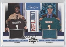 2012 Playoff Prestige Black Friday Trent Richardson Ryan Tannehill #3 e2e