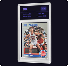 1990-91 NBA Hoops - Bill Laimbeer #108 CGAi 9.5