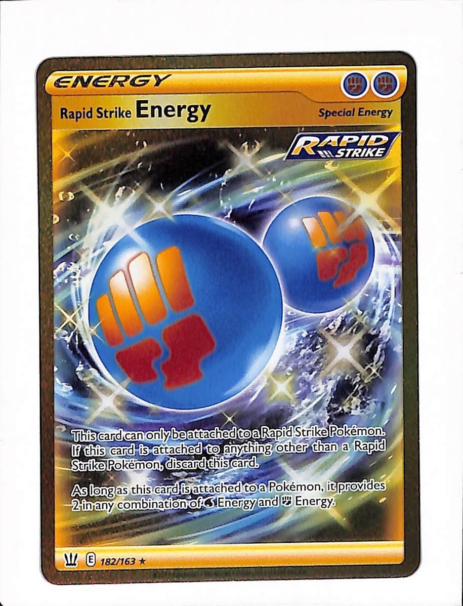 Rapid Strike Energy 182/163 - Battle Styles Pokemon TCG - NM