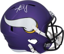 Aaron Jones Minnesota Vikings Signed Speed Replica Helmet
