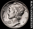 1945 Mercury Dime- Silver Choice Gem Brilliant Uncirculated++++ Luster #i7419