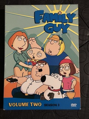 Family Guy Volume Two Season 3 DVD Set 3 Disc Set Excellent Condition