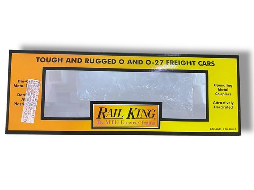 Carro plano central Rail King Mth Illinois con remolque caja vacía solo 30-76048 | Zustand: Used