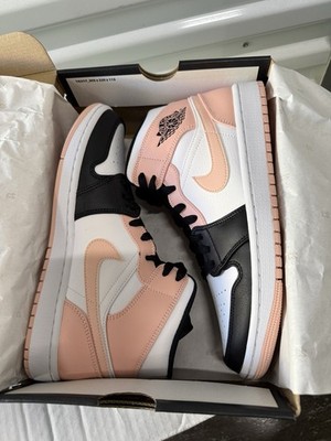 Size 10- Air Jordan 1 SE Mid Peach Mocha W