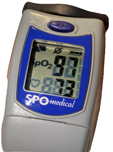 PulseOx SPO 5500 unità dita grado medico saturazione ossigeno nel sangue e frequenza cardiaca - Foto 5 di 9