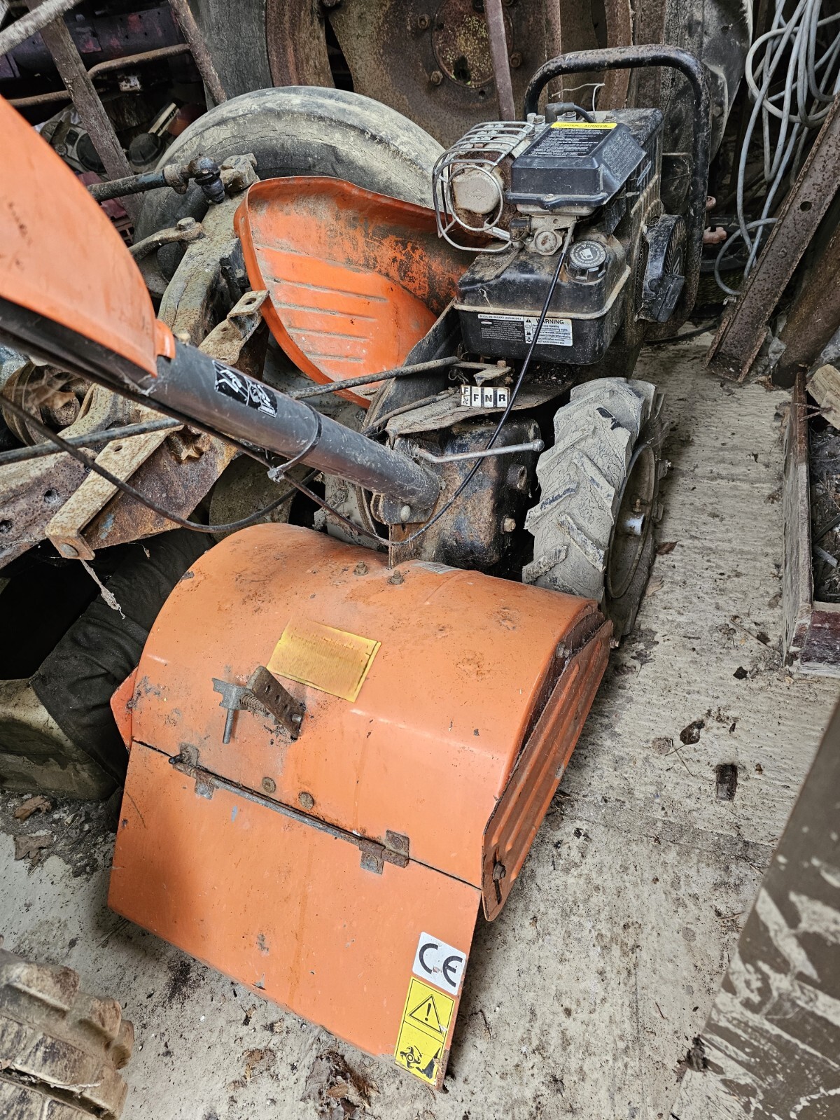 Husqvarna CRT51 rotovator tiller cultivator sold as seen barn find eBay