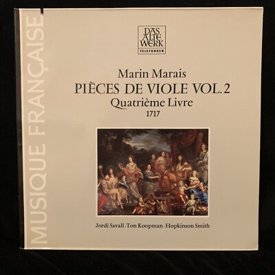 MARIN MARAIS - Pieces de Viole Vol. 2 - JORDI SAVALL, Koopman - TELEFUNKEN ST LP