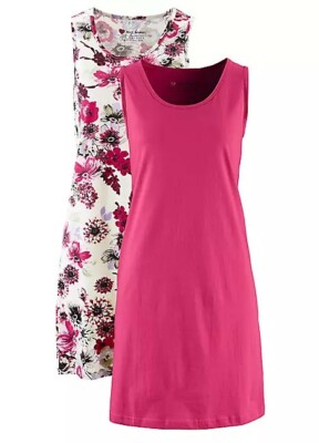 2er Pack Essential Jerseykleider - Größe 10 - Neu ohne Etikett - UVP 25£