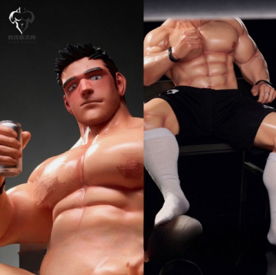 In Stock Coach Factory Football coach Daisuke Resin Model 18x13x13cm Collection