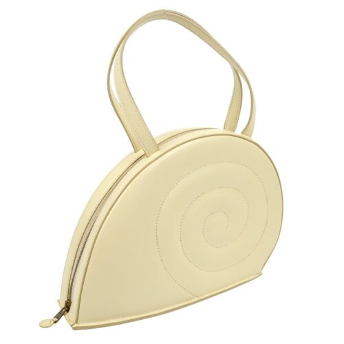Hermes Ivory Box Calf Colimacon Handbag 4C □B 182878 - Picture 2 of 9