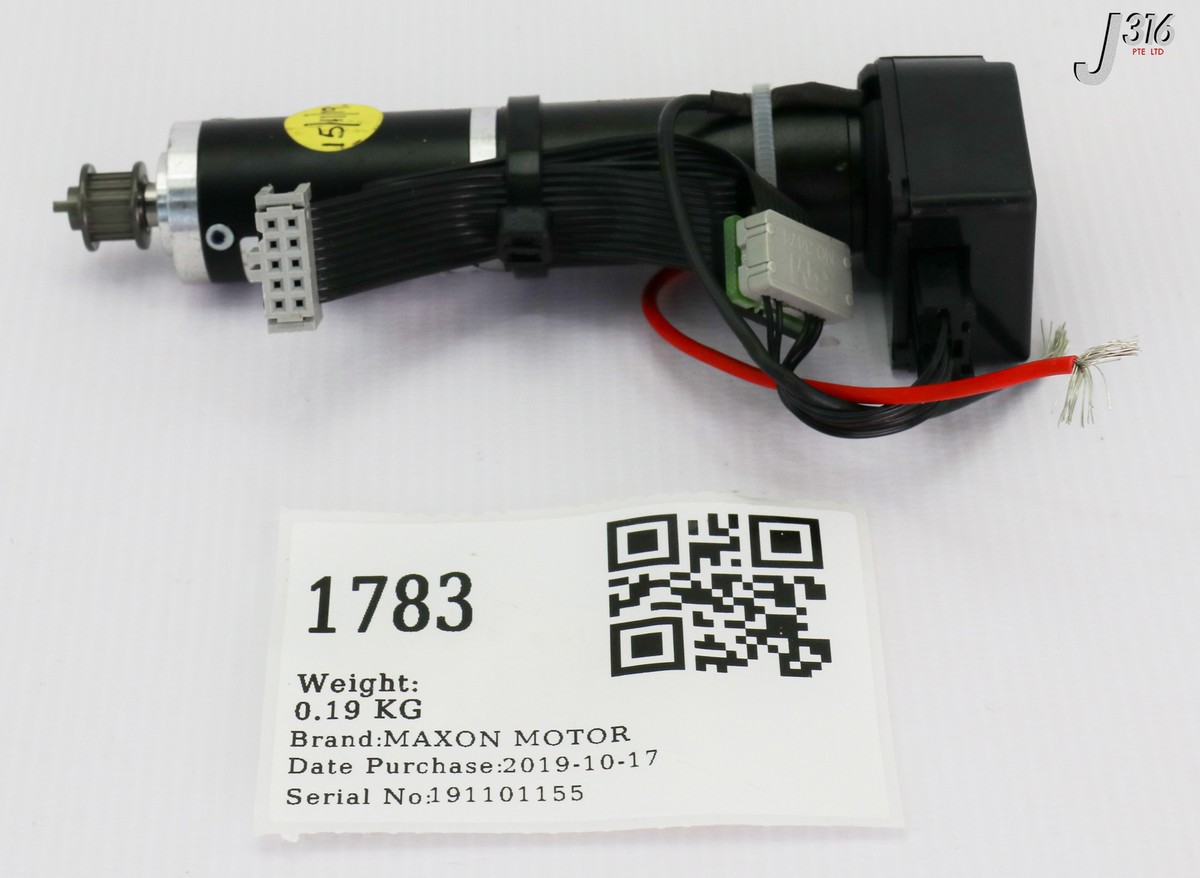 1783 MAXON MTR DZ MTR W/ 349831 491773 GEARHEAD & 08-MAXON-484711