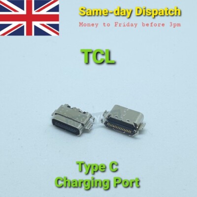TCL Tab 10L 8491X / 9160G Ladeanschluss DC Power Jack Stecker Typ-C 16 Pin