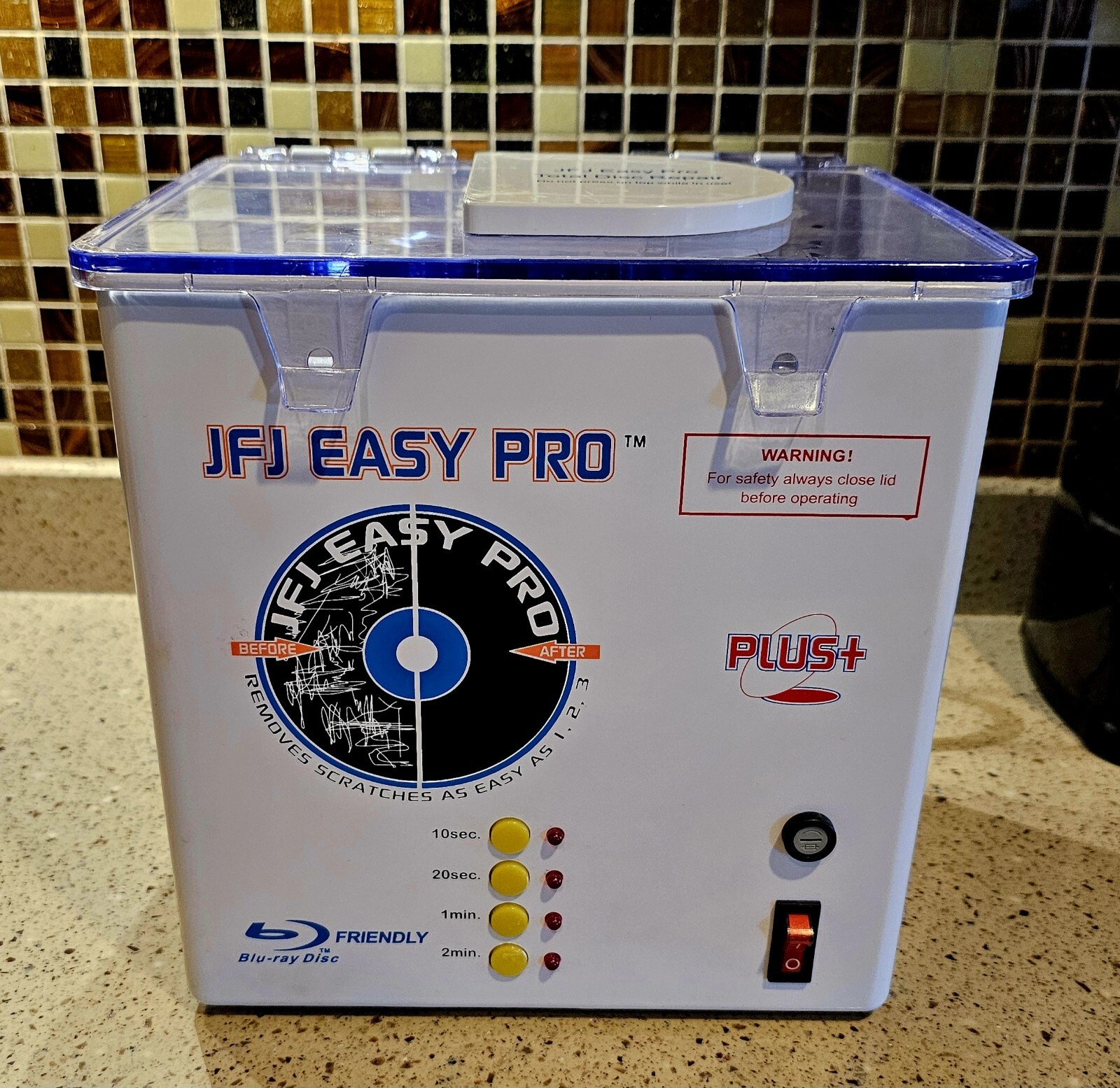 JFJ Easy Pro Plus Universal Disc Video CD/DVD BluRay Repair Machine