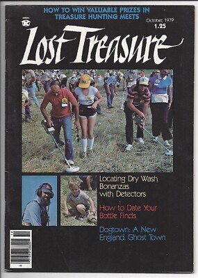 LOST TREASURE Magazine October 1979 - How to Date your Bottle Finds