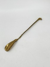  SHOE HORN SHOEHORN PULLER BRASS ENGLAND HORSE HORSE HEAD VINTAGE