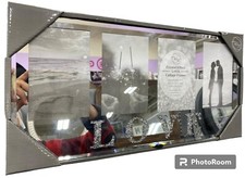 Comfort & You Crystal Diamante Silver Mirror Love Collage 6" x 4" Photo Frame