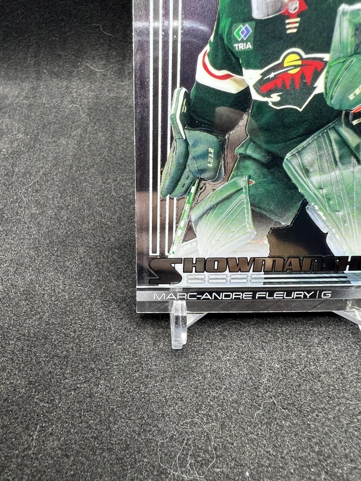 23-24 UD O-Pee-Chee Platinum Hockey Showmanship S-16 Marc-Andre Fleury - Image 4 of 4