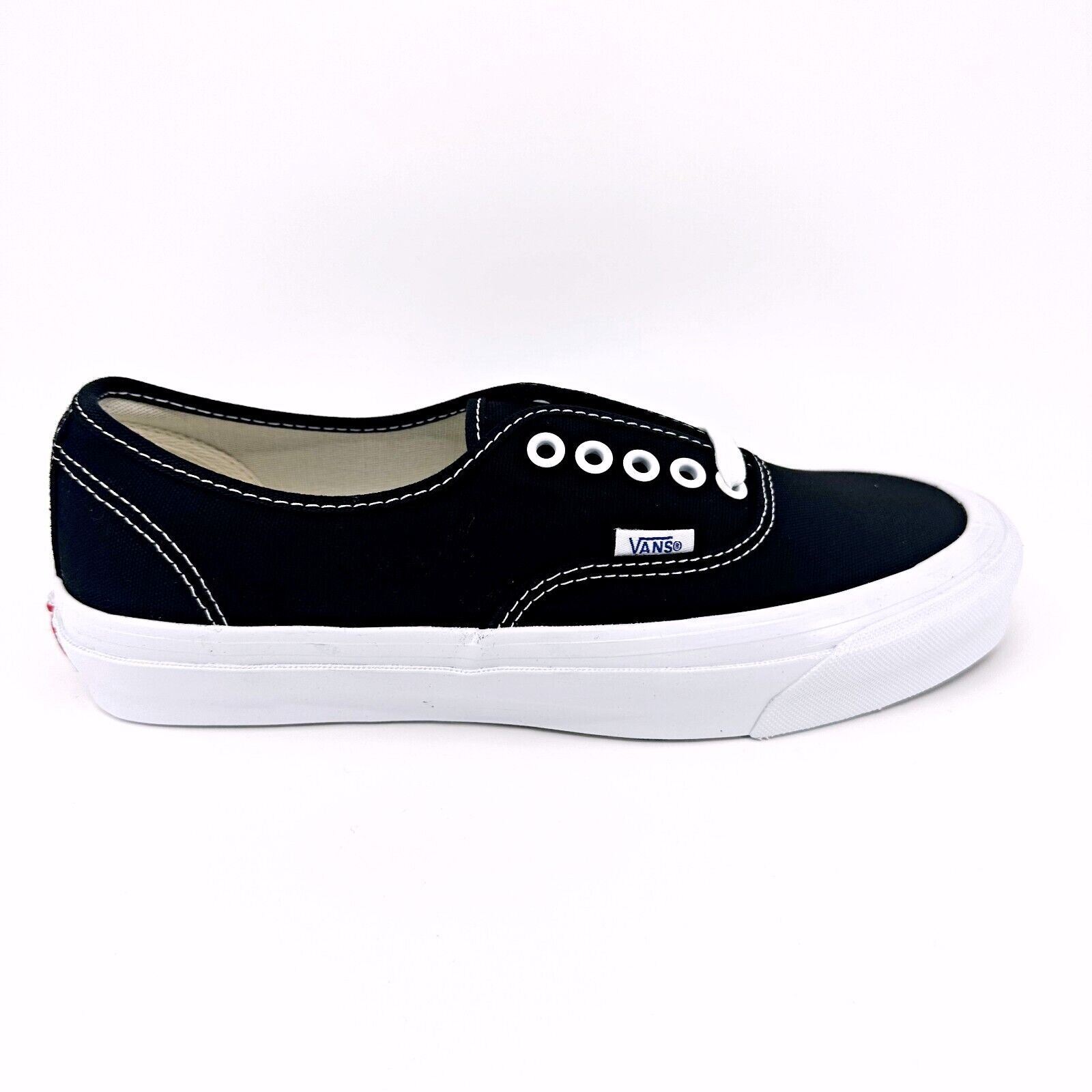 Vans Vault OG Authentic LX (Canvas) Black True White Womens