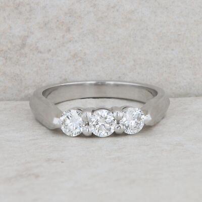 Scott Kay Platinum Three Diamond Band