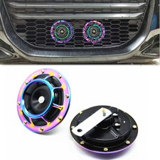Car Universal 1Pair 12V 110DB Loud Grille Mount Compact Electric Blast Tone Horn