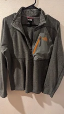 THE NORTH FACE TECH 100 1/2 ZIP SEDONA SAGE GREY SZ M