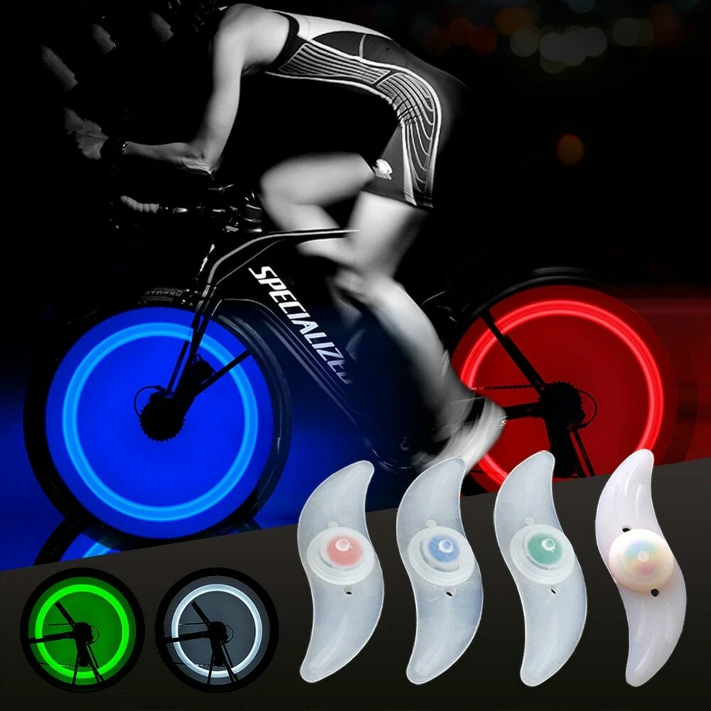 Bike Light Lumière De Roue De Vélo à 3 Modes D'éclairage LED Lumière De  Sécurité