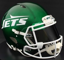 NEW YORK JETS NFL Riddell Speed Full Size AUTHENTIC Football Helmet