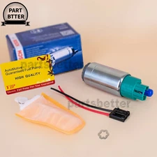 NEW Bosch E2068 Fuel Pump & Install Kit 02 300LPH USA