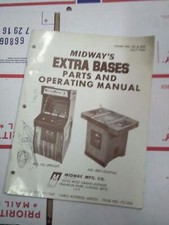 midway extra bases arcade manual image