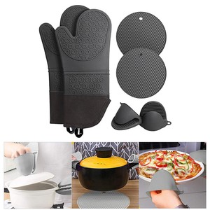 Download Oven Mitts and Pot Holders Set Hot Pads Potholders Heat ...