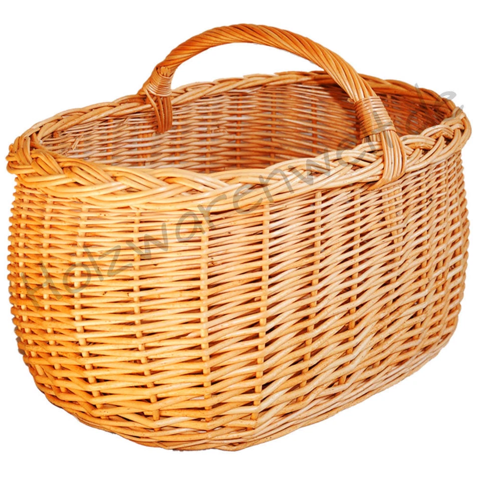 Einkaufskorb Weidenkorb Präsentkorb Autokorb Korb Stoff Einlage Auswahl Weide  - Bild 4 von 4