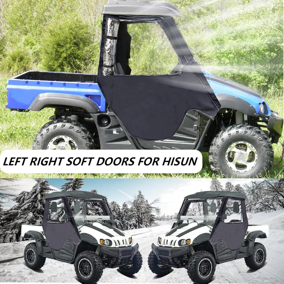 Soft Cab Enclosure Side Doors for Bennche Bighorn 700 500 Massimo MSU700 500 - Image 2 of 4