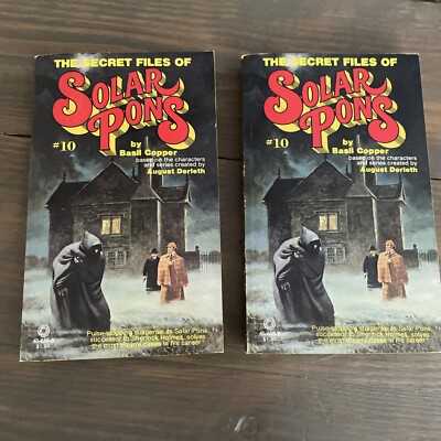 Secret Files of Solar Pons #10 by Basil Copper (1979) - SALE IS FOR ONE BOOK