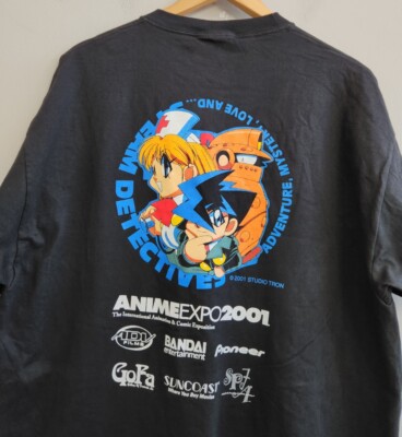 Vintage Anime Expo 10th Anniversary 2001 Kia Asamiya Shirt Men's