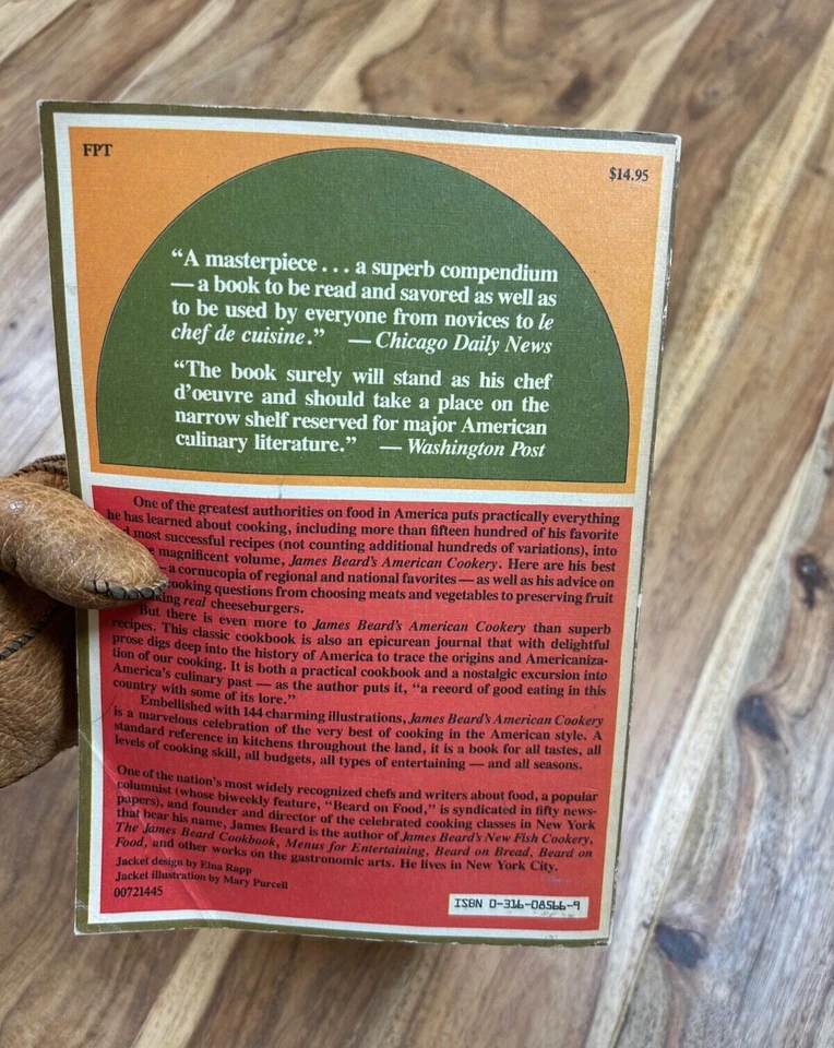 Vintage 1972 James Beard's American Cookery 1st Edition Softcover Cookbook - Image 3 of 4