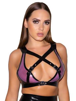 Borealis Crossover Latex-BH in rot/schwarz, rosa/schwarz oder silber/schwarz