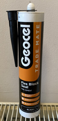 GEOCEL TRADE MATE FEUERSTEINDICHTUNG FEUERZEMENT SCHWARZ 310ML