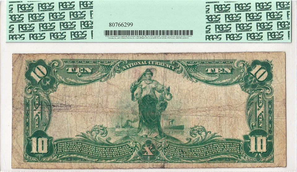 $10 1902 PB National TERRELL Texas TX Great Signatures Problem Free Note! - Image 2 of 2