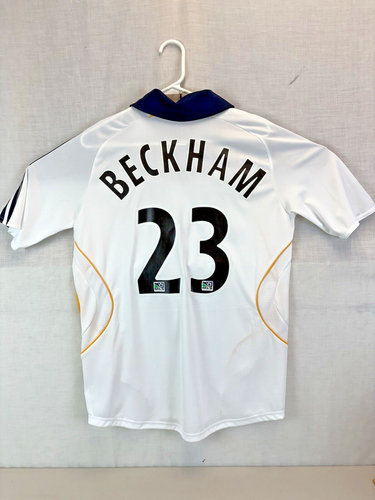 Adidas LA Galaxy 07/07 Home Beckham #23 Player Issue Jersey Men’s Small (221779) - Picture 2 of 14