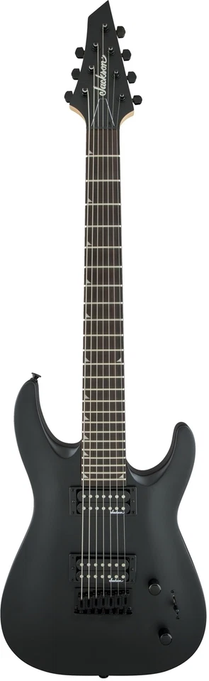 Jackson JS Series Dinky Arch Top JS22-7 DKA HT Satin Black Electric Guitar