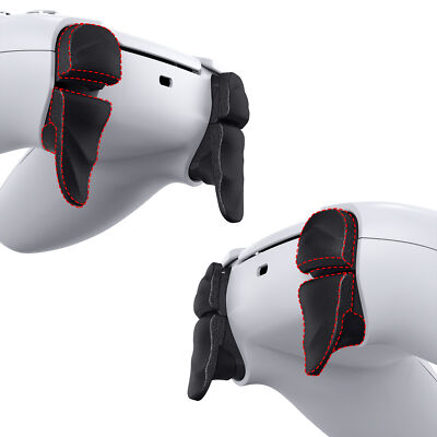 PlayVital DUNE 2 Pairs Black Trigger Stop Shoulder Buttons Extender for ps5