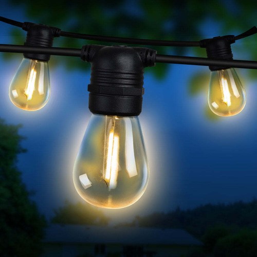 Jingle Jollys 59m LED Festoon String Lights 60 Bulbs Kits Wedding Party Christma - Picture 8 of 9